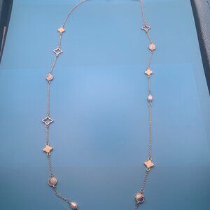 Charm Gold Toned 47" Chain Necklace